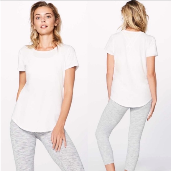 lululemon athletica Tops - White Lululemon T-shirt